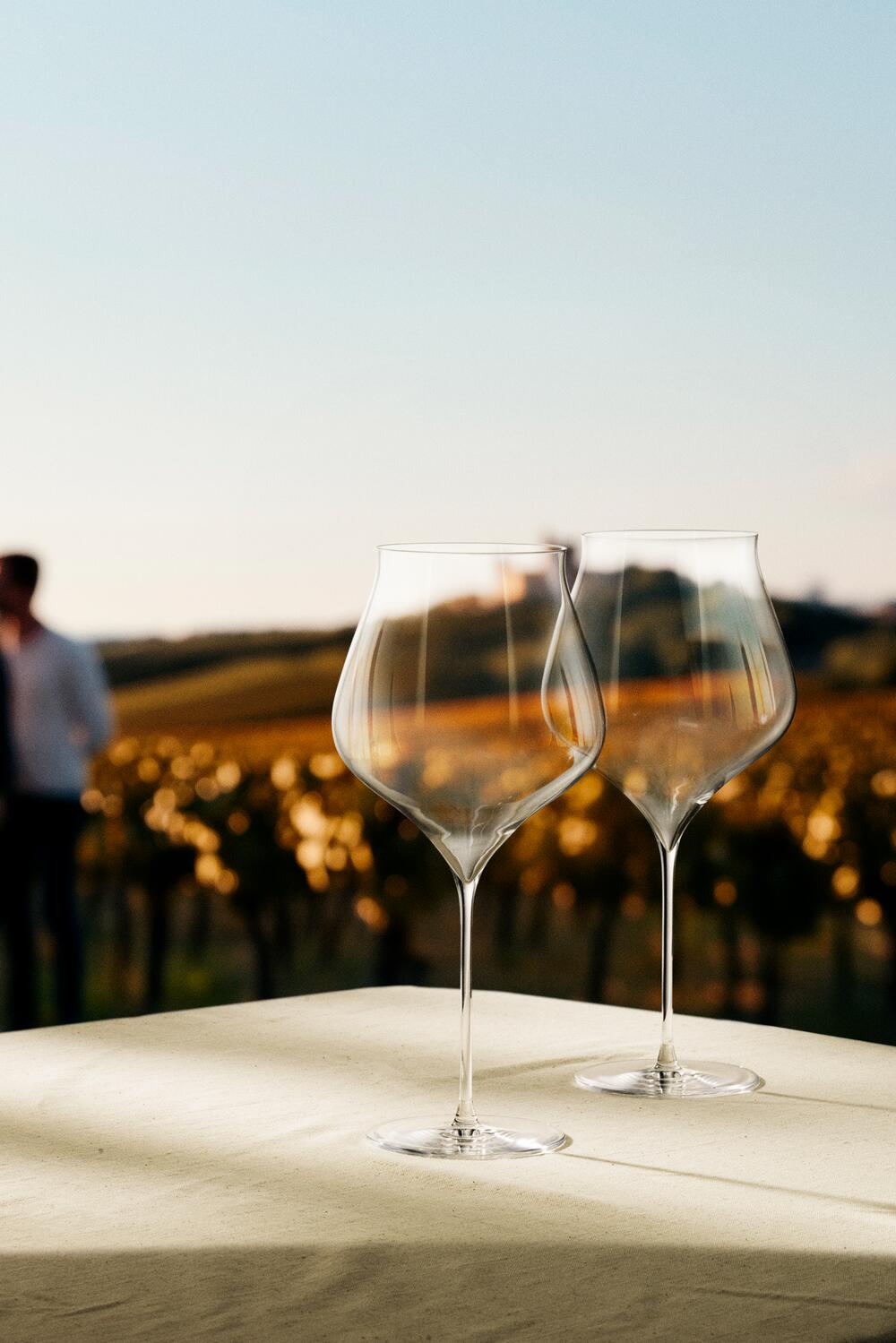 Notes bourgogneglas, 94 cl - 2 stk